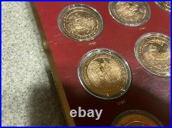 Franklin Mint History of The United States 200 Bronze Coin Complete Set 1776