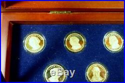 Franklin Mint Presidential $1 Complete Set 39 Proof Coins With Quality Csse