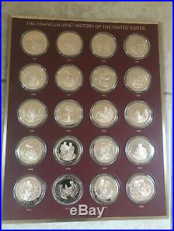 Franklin Near Mint History Of The United States 200 Bronze Coin Complete Set