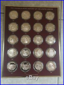 Franklin Near Mint History Of The United States 200 Bronze Coin Complete Set