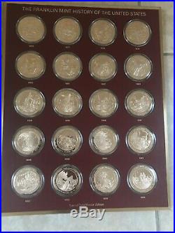 Franklin Near Mint History Of The United States 200 Bronze Coin Complete Set