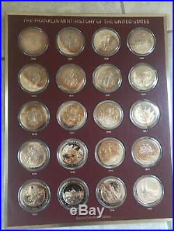 Franklin Near Mint History Of The United States 200 Bronze Coin Complete Set