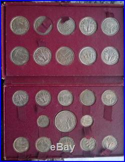 French Colony 1948-49 Complete Set of 23 Essai Coins, Rare, Togo, Reunion, Cameroom