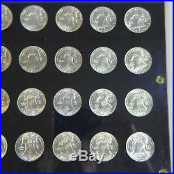 Gorgeous Complete Set of BU Uncirculated Franklin Half Dollars 1948-1963