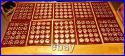 History Of The United States 200 BRONZE Coins Complete Set Franklin Mint