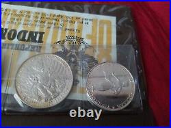 INDONESIA, COMPLETE SILVER SET coins 200 1000 RUPIAH 1970 WALLET/COAs Toning