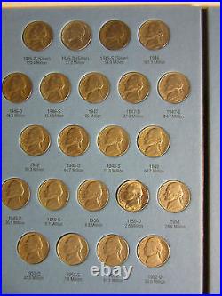 JEFFERSON NICKEL SET COMPLETE 1938-2015 PDS 174 COINS new folders BU 50-D