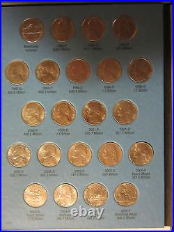 JEFFERSON NICKEL SET COMPLETE 1938-2015 PDS 174 COINS new folders BU 50-D