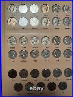 Jefferson Nickel Complete set with BU War Nickels, 38ds, 39d, 50d