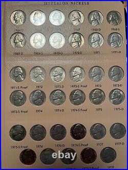 Jefferson Nickel Complete set with BU War Nickels, 38ds, 39d, 50d
