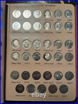 Jefferson Nickel Complete set with BU War Nickels, 38ds, 39d, 50d