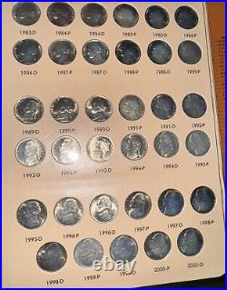 Jefferson Nickel Set 1938-2021 Complete With Proofs 193 Coins Many Uncirculated EX