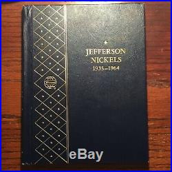 Jefferson Nickel Set in Album Complete 1938-1964 All Choice-Gem BU