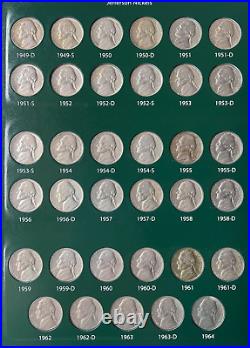 Jefferson Nickels Including Proof Issues 1938-2002 Complete Set Intercept Shield