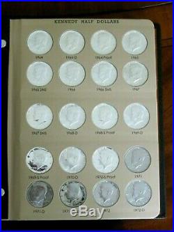 Kennedy Half Dollar Complete Set 221 Coins PDSS BU Proof Silver Proof Matte Etc