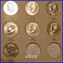 Kennedy Half Dollar Set 1964 To 2018 P & D Complete 102 Coin Set