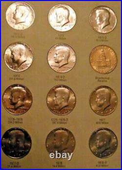 Kennedy Half Dollar Set 1964 To 2021 P & D Complete 108 Coin Set