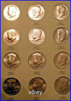 Kennedy Half Dollar Set 1964 To 2021 P & D Complete 108 Coin Set