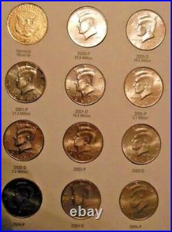 Kennedy Half Dollar Set 1964 To 2021 P & D Complete 108 Coin Set