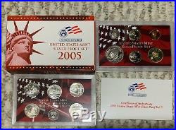 LOT OF (10) 2003 2011 COMPLETE U. S. MINT SILVER PROOF SETS 2004-x2 BEAUTIFUL