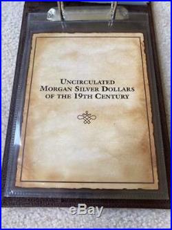 Legends of the West 18 BU Morgan Silver Dollars 1878-1899 Sealed Complete Set