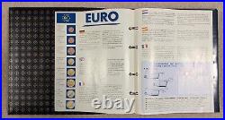 Leuchtturm Album and Complete Set of Uncirculated 2002 Euro Coins