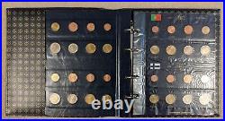 Leuchtturm Album and Complete Set of Uncirculated 2002 Euro Coins