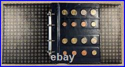 Leuchtturm Album and Complete Set of Uncirculated 2002 Euro Coins