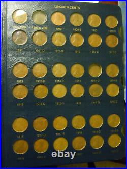 Lincoln Cents Complete set -1.1909 to1987. Very high grade