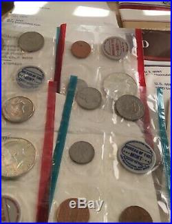 Lot Of 22 U. S. Mint Uncirculated Sets 1969 1992, Complete Run No Duplicates