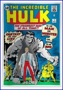 Marvel Comics Complete Set Of (5) Silver Foils Amazing Fantasy Hulk Avengers