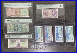Military Payment Certificate Series 681 Complete Set Graded & Unc. MPC Lot