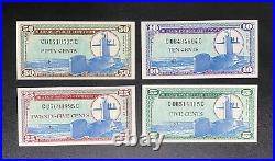 Military Payment Certificate Series 681 Complete Set Graded & Unc. MPC Lot