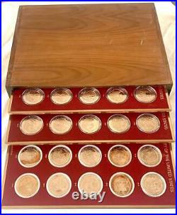 Mint History Of The United States-200 Bronze Coins Complete Set Original Sleeves