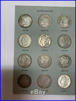 Morgan Dollar Complete 95 Coin Set All Key Dates & Mint Marks 1893-s Pcgs Graded