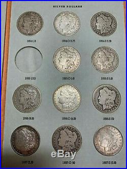 Morgan Dollar Complete 95 Coin Set All Key Dates & Mint Marks 1893-s Pcgs Graded