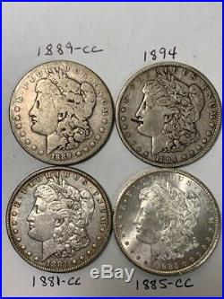Morgan Dollar Complete 95 Coin Set All Key Dates & Mint Marks 1893-s Pcgs Graded