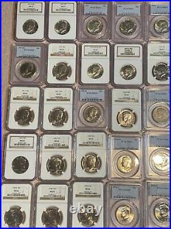 NGC/PCGS Kennedy Half Business Strike Set, 111 Coins 1964-2020 PD Complete