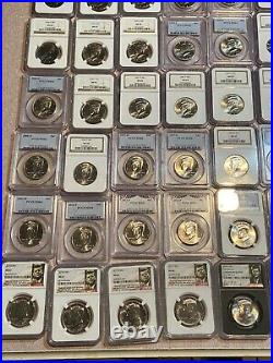 NGC/PCGS Kennedy Half Business Strike Set, 111 Coins 1964-2020 PD Complete