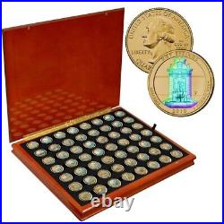 National Park Quarter Gold Hologram Complete set (2010-2021) America the Beaut