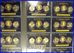 Near complete P, D, and PROOF S Presidential Dollar Set 2007-2016 plus extras