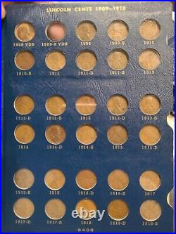 Near complete set 1909 to 1974 Lincoln Penny Cent Dansco Album Incl. 1914D 1931S