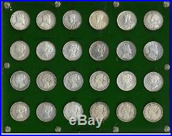 Newfoundland Complete Set of 50 Cents Total 24 Coins