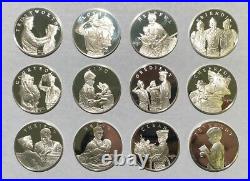 Norman Rockwell Spirit of Scouting Sterling Silver Medallions Complete Set