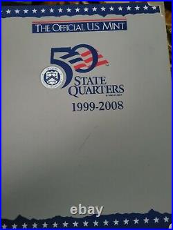 Official US Mint State Quarters 1999-2008 Complete Set