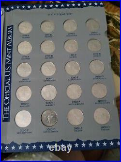 Official US Mint State Quarters 1999-2008 Complete Set