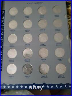 Official US Mint State Quarters 1999-2008 Complete Set