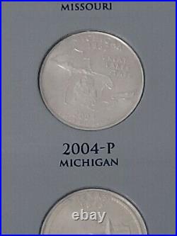 Official US Mint State Quarters 1999-2008 Complete Set