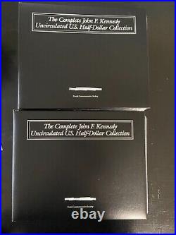 PCS Coin The Complete JFK Uncirculated U. S. Half Dollar Collection 2 Binder Set