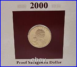 PCS Complete Uncirculated & Proof Sacagawea Dollar Collection Sets 2000-2014